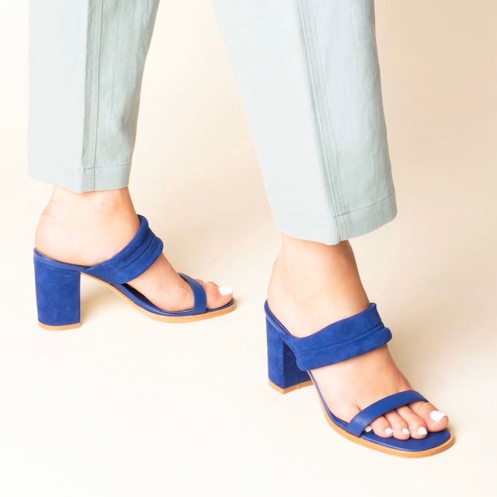 NEW with box! Charlotte Stone Lia Blue Heeled Sandals 💙